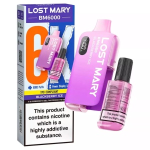 Lost Mary BM6000 Big Puff Disposable Vape - Blackberry Ice